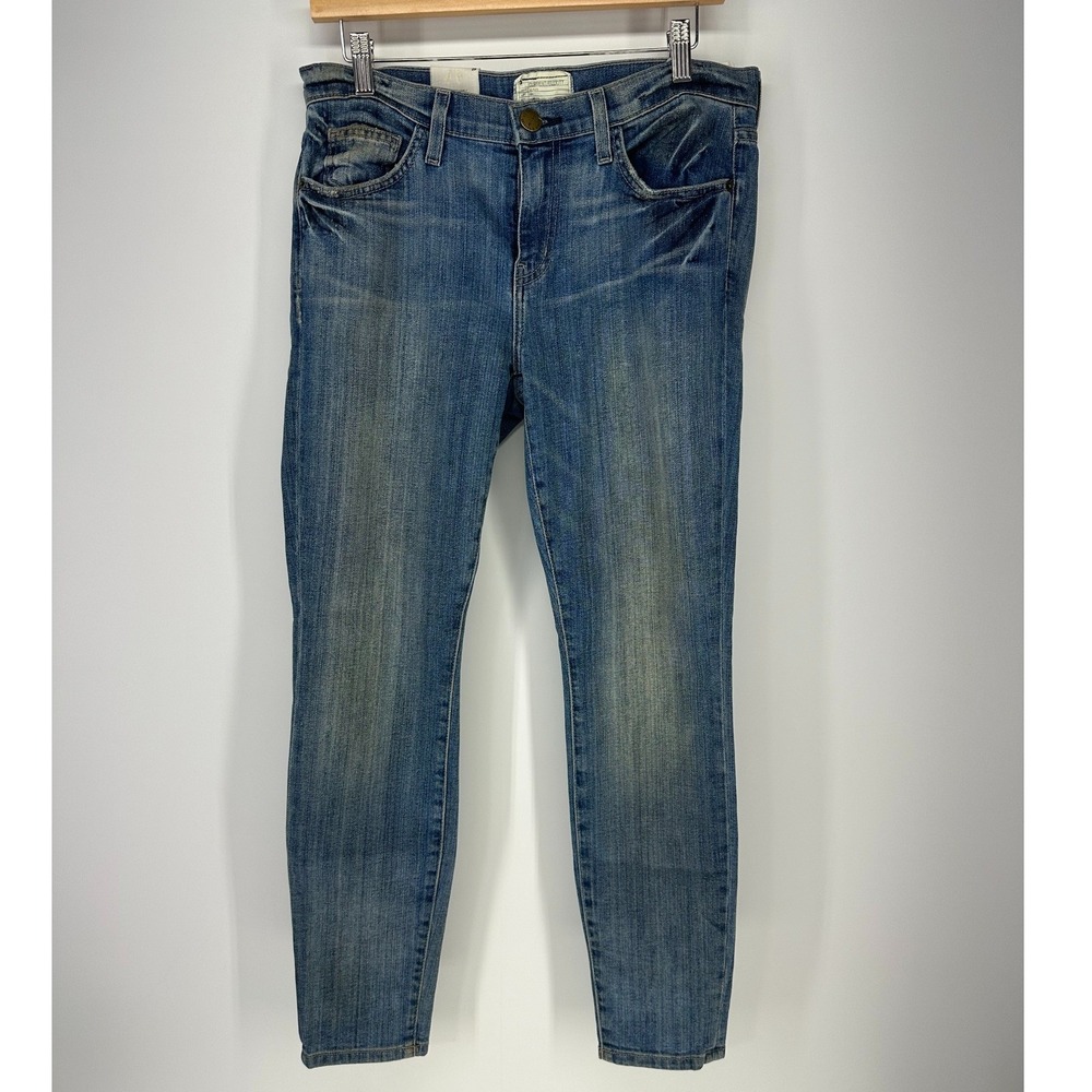 Current/Elliott The Stiletto Jeans Women 29 Blue Skinny Cropped Ankle Denim 1280